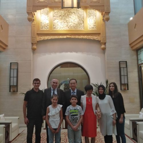 OUR BOARD CHAIRMAN, Mr. İHSAN BEŞER AND HIS FAMILY, ATTENDED A DINNER ORGANIZED FOR THEMSELVES BY THE AMBASSADOR OF THE PEOPLE’S REPUBLIC OF CHINA, MR.DENG Lİ AND HIS WIFE AT THE EMBASSY HOUSE.