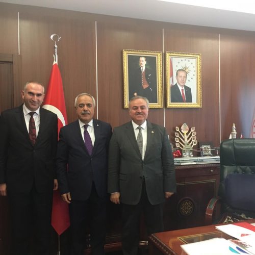 Our Board Chairman, Mr. İhsan BEŞER visited AK Party Deputy Mr, Recep ŞEKER with Mr. Mehmet Hadi TUNÇ, the Turkish Republic Deputy Minister of Agriculture and Forestry