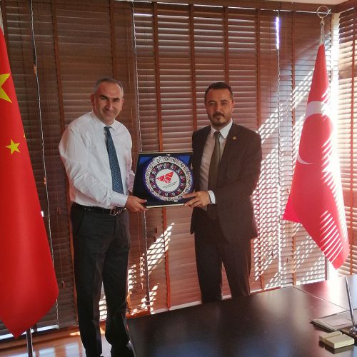 AK Party Burdur Deputy, Mr. Yasin UĞUR visited our Board Chairman, Mr. İhsan BEŞER.