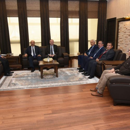 Our Association Board Chairman, Mr. İhsan BEŞER and an accompanying delegation visited Afyon Kocatepe Univ. Rector Prof. Dr. Mehmet KARAKAŞ