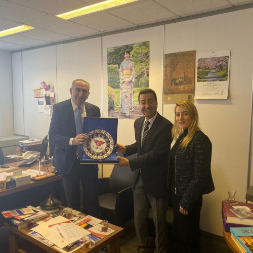 Our Board Chairman, Mr. İhsan BEŞER and our Board Member Mr. Begüm BEYOĞLU visited Turkish Republic, Head of Department of Asia Pacific, Ministry of Commerce, Mr. Hakan AKGÜN