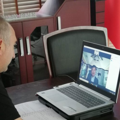 Our Board Chairman, Mr. İhsan BEŞER, held a meeting via Zoom with Mr. Lui YUHUA,  the Undersecretary of Economy and Trade