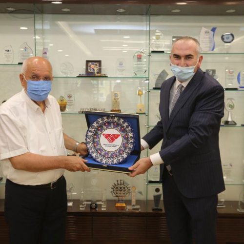 Our Board Chairman, Mr. İhsan BEŞER, visited Mr. Fethi Yaşar, the Mayor of Yenimahalle