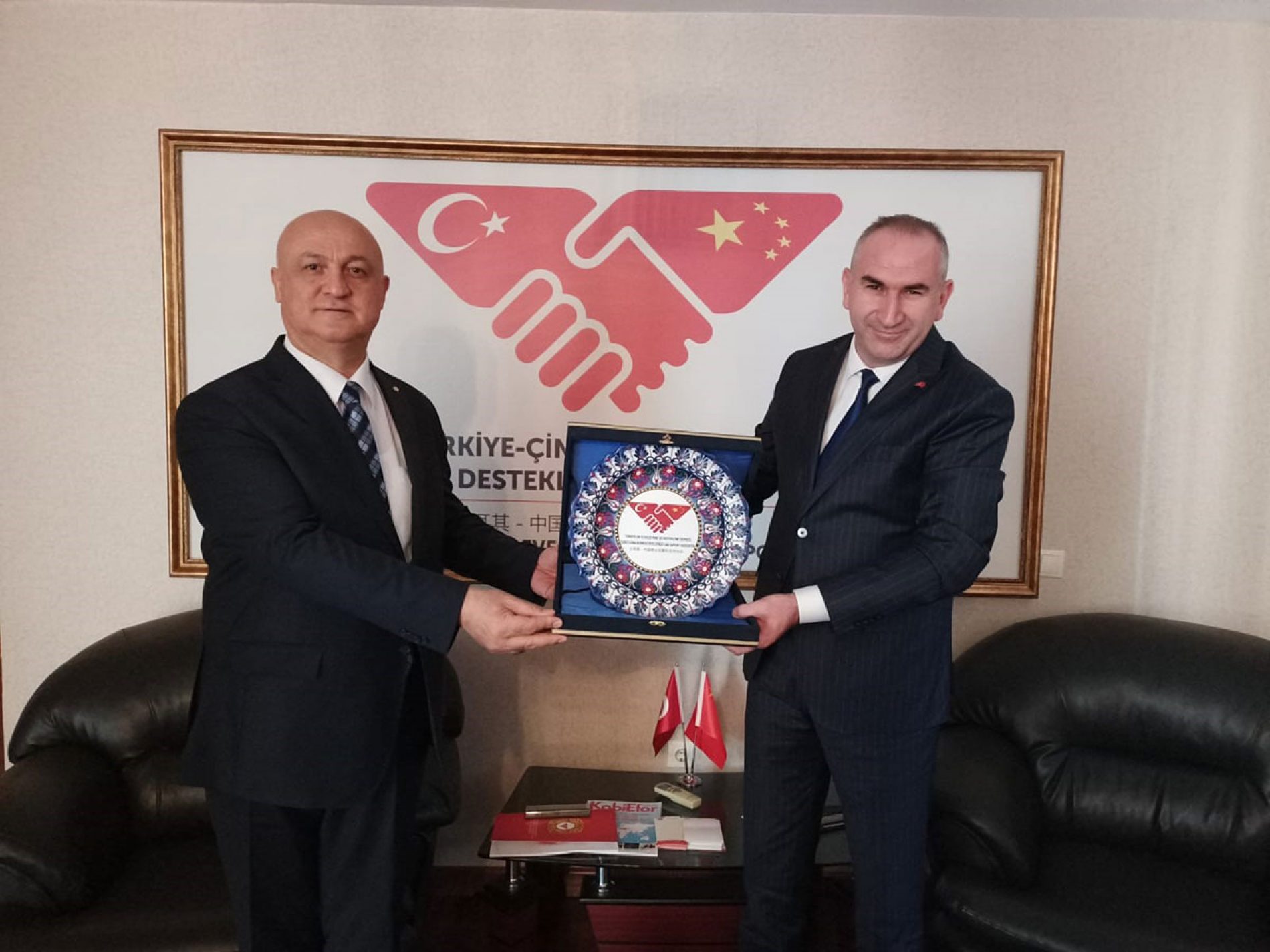 The Union of Central Anatolia Municipalities-Secretary General, Mr. Salim ÇORUK visited Mr. İhsan BEŞER, our Board Chairman.