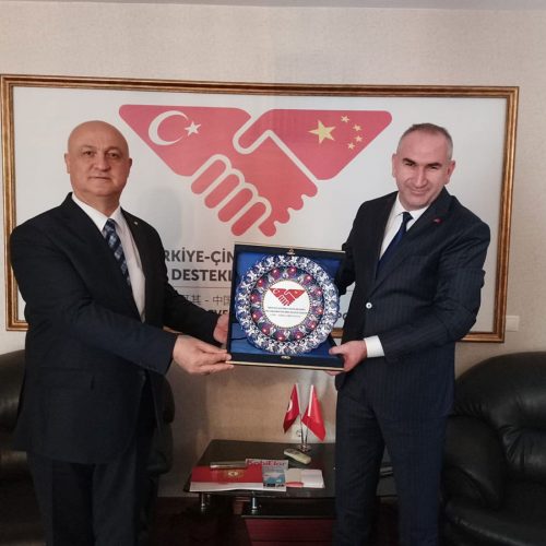 The Union of Central Anatolia Municipalities-Secretary General, Mr. Salim ÇORUK visited Mr. İhsan BEŞER, our Board Chairman.