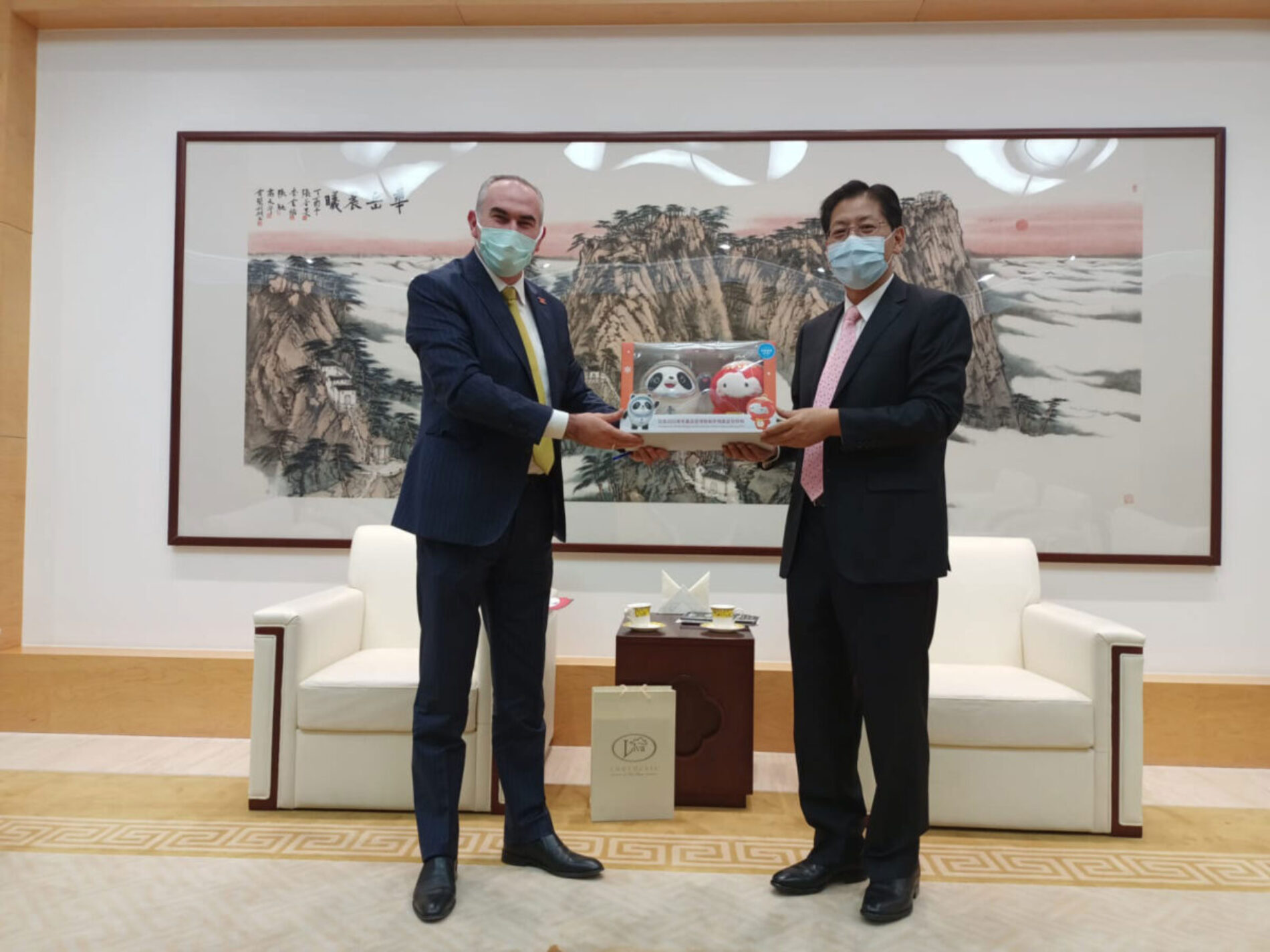 Genel Başkanımız Sn. İhsan BEŞER Çin Halk Cumhuriyeti Ankara Büyükelçisi Sn. LIU Shaobin’i Ziyaret Etti