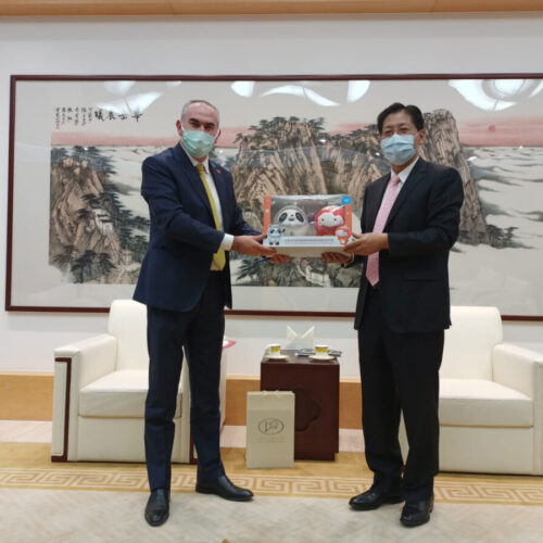 Genel Başkanımız Sn. İhsan BEŞER Çin Halk Cumhuriyeti Ankara Büyükelçisi Sn. LIU Shaobin’i Ziyaret Etti