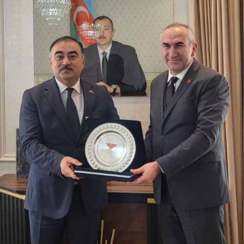 Genel Başkanımız Sn.İhsan BEŞER Azerbaycan Ankara Büyükelçisi Sn. Reşad MEMMEDOV ile Bir Araya Geldi