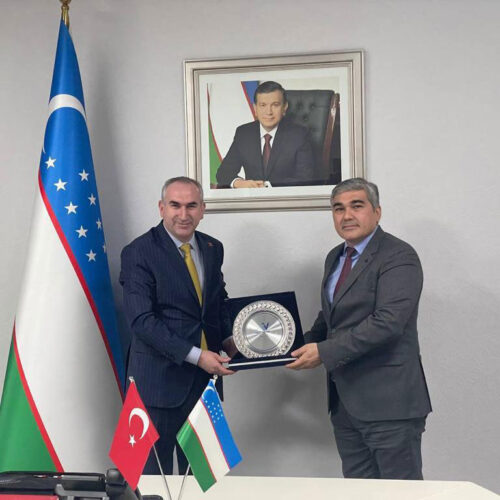 Genel Başkanımız Sn.İhsan BEŞER Azizbek Zor. SALAKHIDDINOV Özbekistan Yatırım Sanayi ve Ticaret Bakanlığı Ziyaret Etti