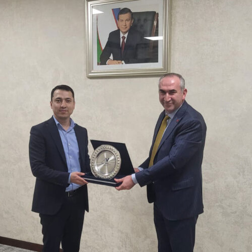 Genel Başkanımız Sn.İhsan BEŞER Mirmukhsin Sultanov Özbekistan Tekstil ve Dokumacılık Sanayi Derneği Başkan Yardımcısı Ziyaret Etti